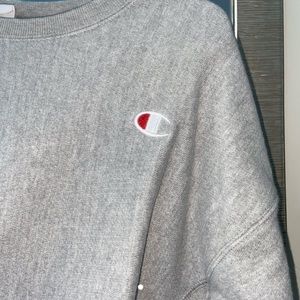 Champion Gray Crewneck Sweatshirt